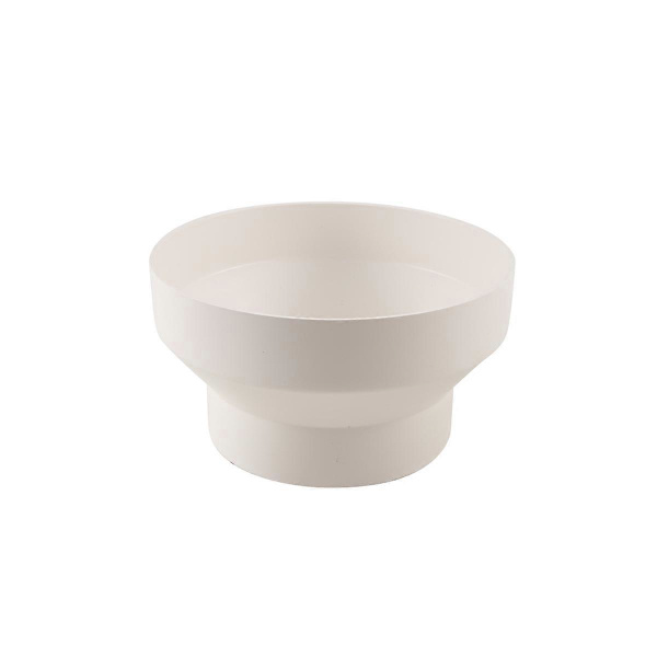 Ventilationsrörreducerare Adapter Rör Luftkanal Adapter Röranslutning för Inline Ventilationssystem White 200-150mm