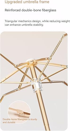 UPF50+ UV-skydd Kompakt Lätt Reseparaply Mini Bärbart Vindtätt Starkt Vattentätt Hopfällbart Solparasoll Moderiktig Blomdesign B