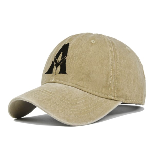 Personlighet Avatar printed baseball cap En silk Screen Peaked cap Distressed Cap Solhatt CP9045khaki Adjustable