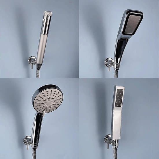 Dusjhodeholder – 180-graders dusjholder – justerbar – inkluderer skruer