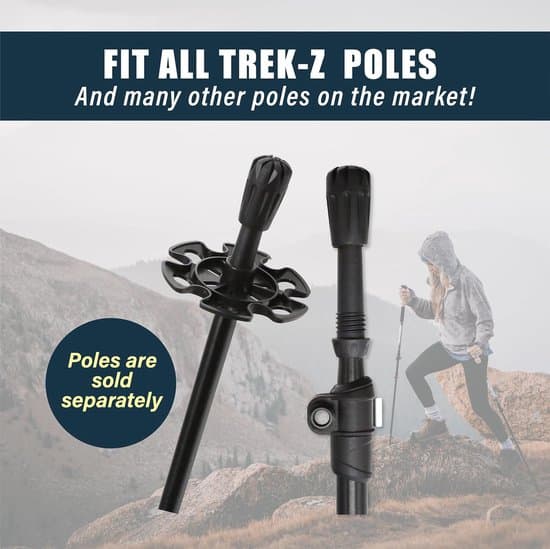 6 udskiftelige stokkedupper – 3,5 cm høj – 11 mm huldiameter – Velegnet til de fleste standard stokke – Sorte gummidupper for forbedret greb