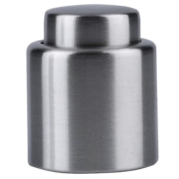 Champagnestopper, Matt rustfritt stål, Flaskestopper