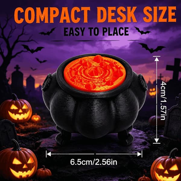 3 kpl näppäimistön Fidget Clicker -lelu Halloween-pata 3D-tulostetut mini Fidget Clickerit näppäimistöön