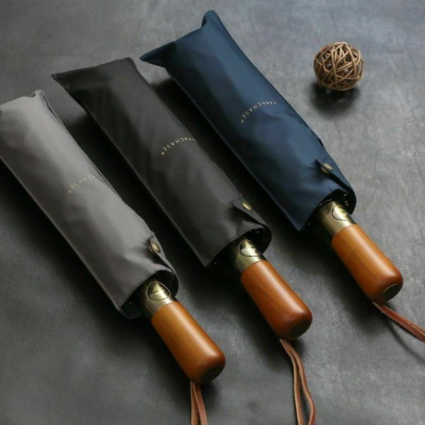 Paraply, kompakt - 115 cm - blå blue