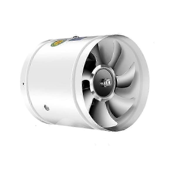 Kraftig Lydløs Ventilator til Badeværelse - Super Sugeevne Multifunktionel Ventilationsventilator White 100mm