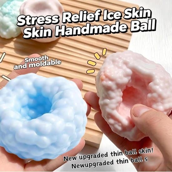 3 stk. Fidget Legetøj – Stressbold – Squishy – Stressbold Sæt – Langsomt-stigende Squishy Stressbold – Sensorisk Fidget Legetøj – Anti-stressbold Blød Klemmebold