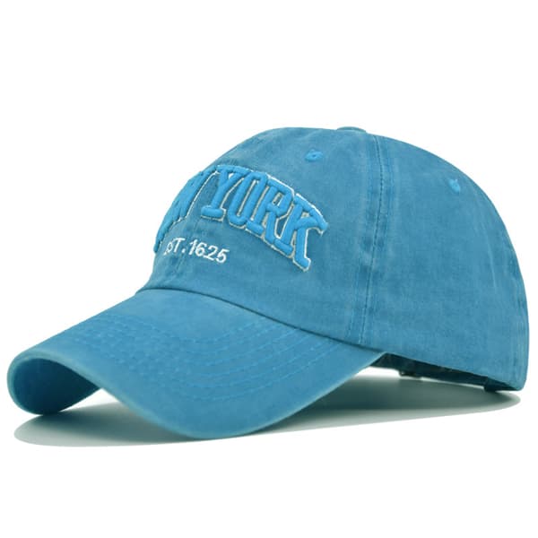 Tvättad cap York broderad cap Cap Solhatt Broderad baseballsolhatt Cb2472WineRed Adjustable