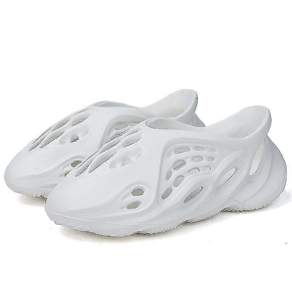 Trendiga & Bekväma Foam Slides För Barn Vuxen - Lätta, Snabbtorkande & Halkfria Tofflor För Utomhuslek! White 40-41
