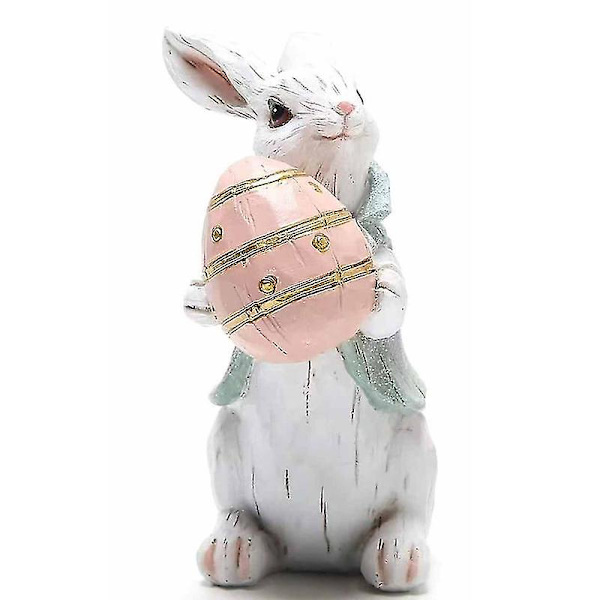 Påskhare Gnome Resin Hemprydnad Hantverk Par Pack