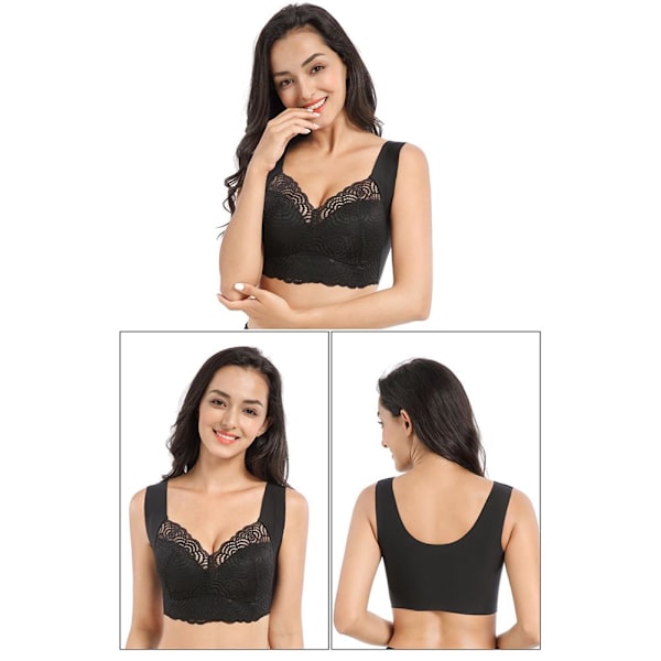BreastHealth Lymfvitets avgiftning och formning och kraftfullt liv Royal Black 3XL