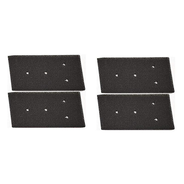 Filter för torktumlare 4-pack Whirlpool 481010716911 Black