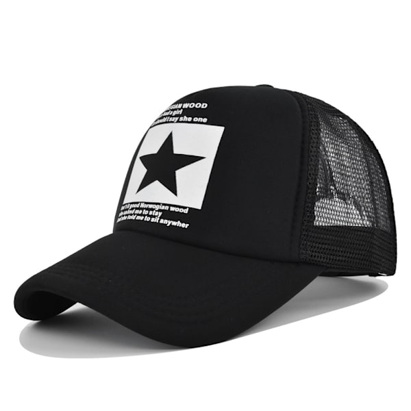 Femuddig mesh manlig hatt Hip-hop Street Dance - cap Svart och vit genombruten utomhus cap cap Färgmatchande mesh Cm6007CoffeeWhiteColorMatching Adjustable