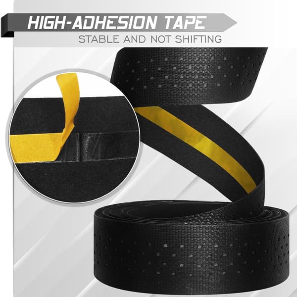 Silikon EVA Landeveissykkel Styretape Komfort Drop Bar Wraps 2 stk