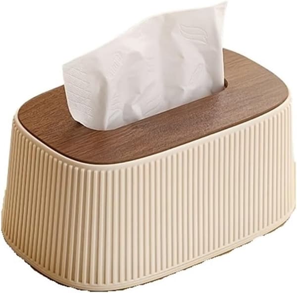Automatisk løftefjeder servietdispenser, til soveværelse og stue (beige)
