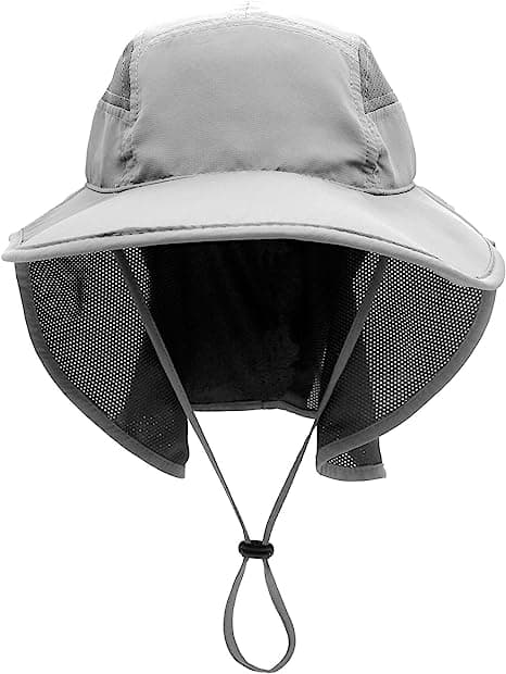 Solhatt Herr Dam Mesh Sommarskydd UV cap med nackklaff Andas packbar strandhatt