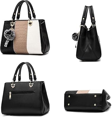 Handväska Dam Mode Messenger Bag (Svart) black