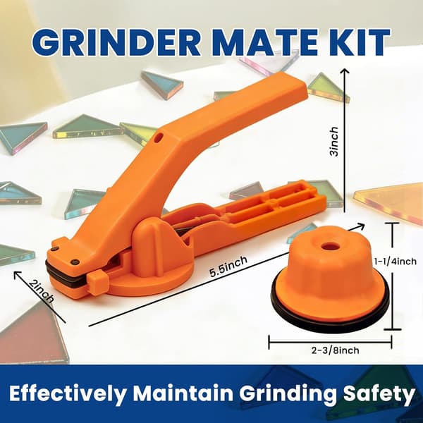 Grinder Mate Kit for glassmaleri DIY-entusiaster