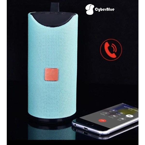 Bluetooth-högtalare trådlös vattentät utomhus stereo bas USB/TF/FM-radio HÖG Grön