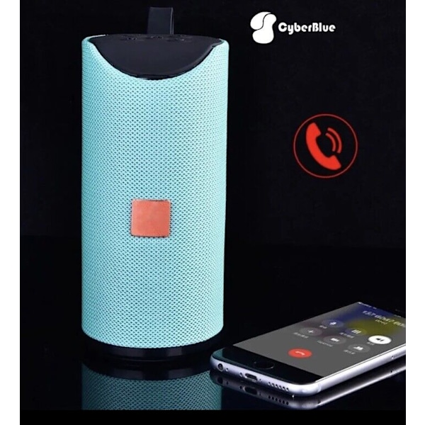 Bluetooth-högtalare Trådlös Vattentät Utomhus Stereo Bas USB/TF/FM-radio HÖG Svart