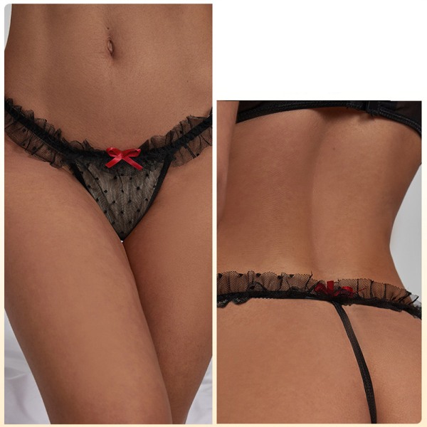 Dam exig pets tring G-string Trosor Trosor Trosor Underkläder Black S