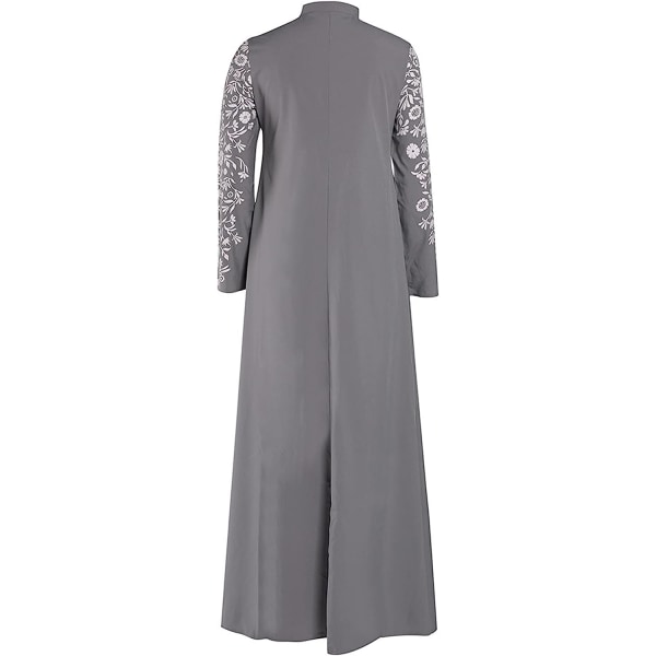 Muslimska Kaftan Maxiklänning för kvinnor. Arabisk islamisk spets XL