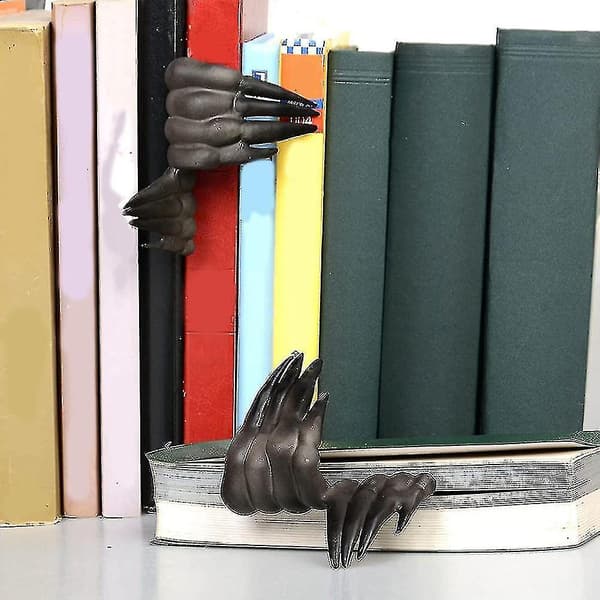 2 st Läskiga Djävulshand Bokmärken, 3d Bokmärken I Plastmaterial Fs Fs