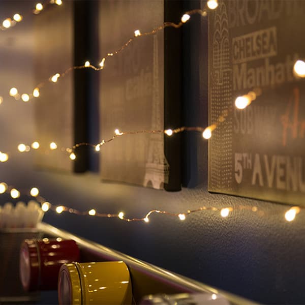 2-pack 16,4' 50 LED Fairy Lights med fjärrkontroll