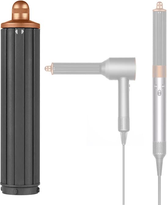 Passer-til-Dyson-Airwrap-tilbehør-40mm-Gull-Lang-krølltang-for-fulle-fluffy-krøller-To-veis-stylingtilbehør