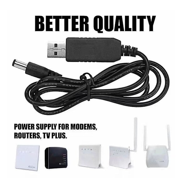 Dc5v till 5/9/12v Usb Power Charging Cord Boost Line Step Up Kabel 5V