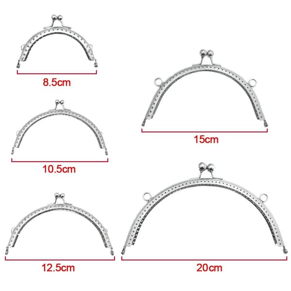 Handväska Ram Kyss Lås Handväska Lås Ram 20CM 20cm