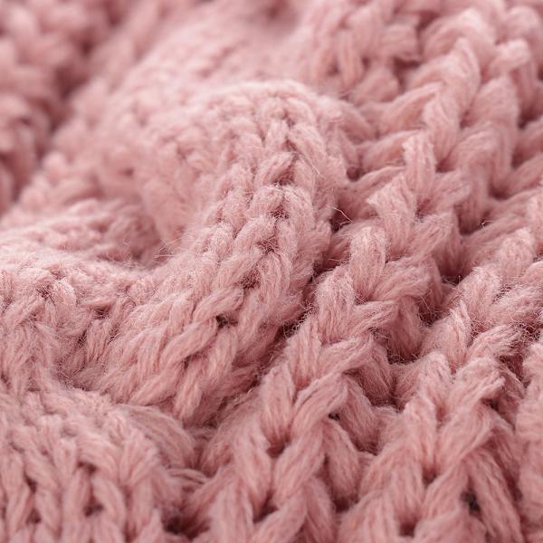Stickad Scarf Tjock Sjal Cirkelkabel GRÖN