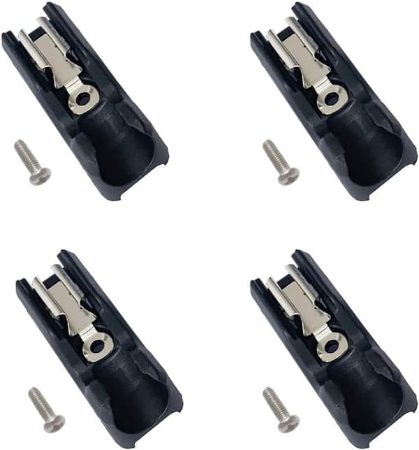 4 stk. bitsholder med skruer for Dewalt 20V Max verktøy drill slagtrekker | Passer til DCD771 DCD980 DCD985 DCD980 DCD985 DCD980L2 DCD985L2