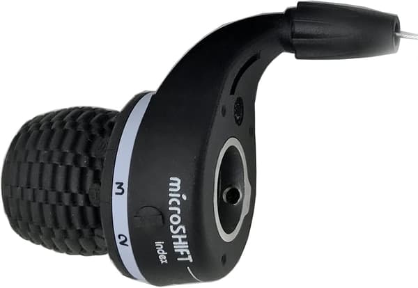 3X7-gears kompatibel med Shimano cykel drejegrebsskifter, sort