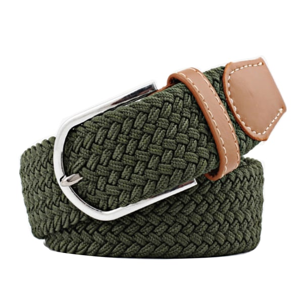 Bälte canvas tyg 26 färger storlek W26 - W36 skärp kläder - green one size