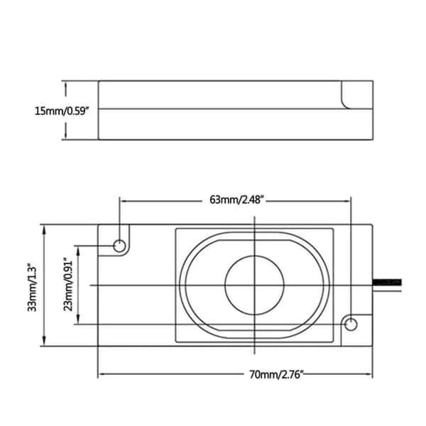 2 stycken/förpackning 3070 Högtalare 4 Ohm 3W Passiv Högtalarkropp Liten Högtalare