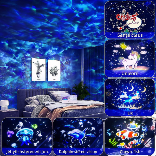 Star Projector Double Atmosphere Projection Ocean Lamp