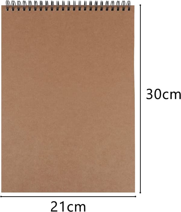 B A4 Piirustuslehtiö 60 sivulla / 30 arkilla 160gsm Dr