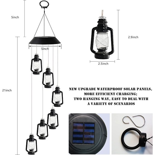 Solar Powered Firefly Lights Utomhus vattentät Solar Garden