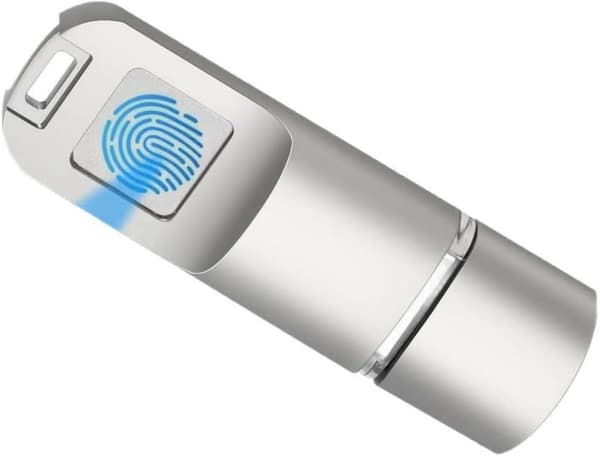 Fingeravtryck USB C-enhet 64G Säker Biometrisk Kryptering Bärbar Lagring för Telefoner Bärbara Datorer Biometrisk Säkerhet USB-enhet