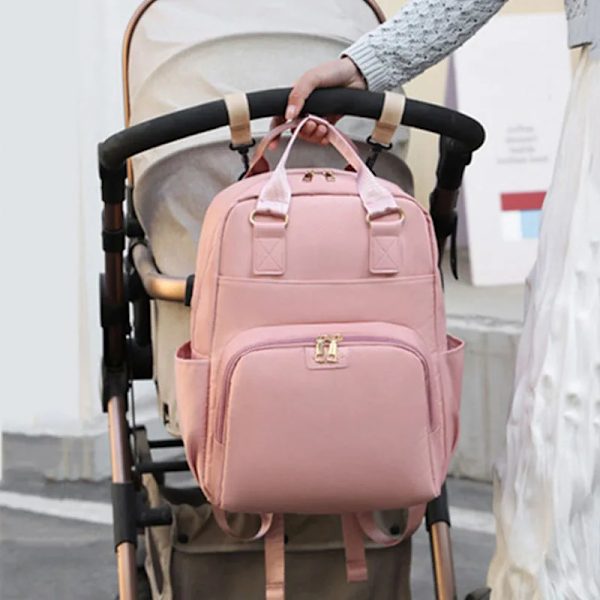 Mummy bag USB skötväska Gray