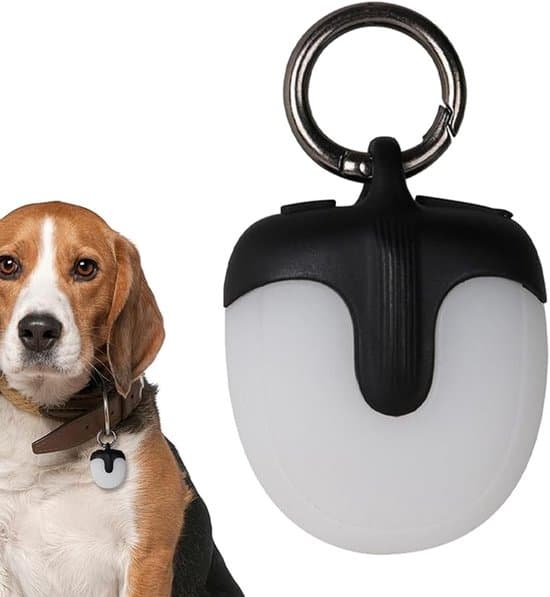 Hund nattlys – Hundeturlys – Hundelysstripe – Oppladbart – Hundehalsbånd – Vanntett LED egnet for nattsyn og turgåing – Svart