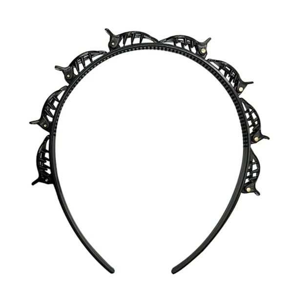 2 st hårslipsar - pannband bobby pins - hårslipsar med clips