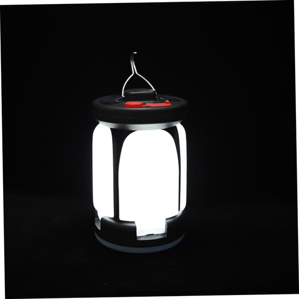 Solar Campinglampe Bærbar LED-lanterne til udendørs brug Abs-materiale til camping Nødbelysning og natmarkeder