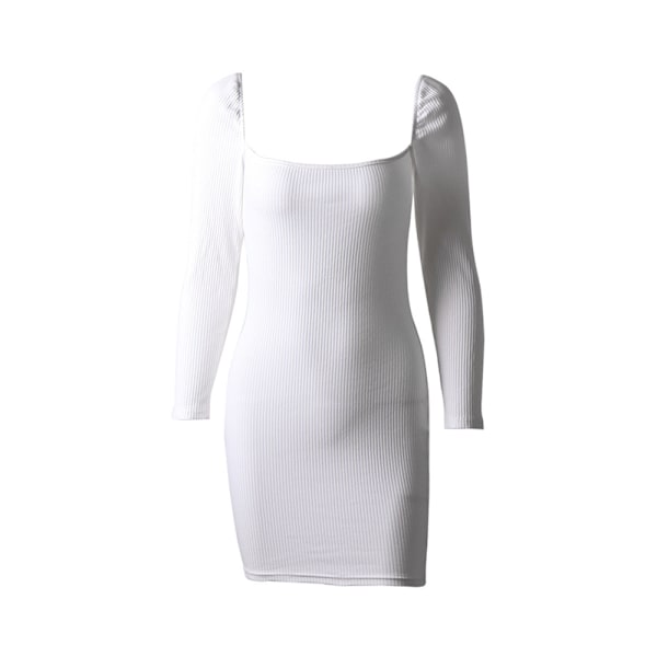 Dam sexig långärmad Bodycon Elegant mini festklänning L