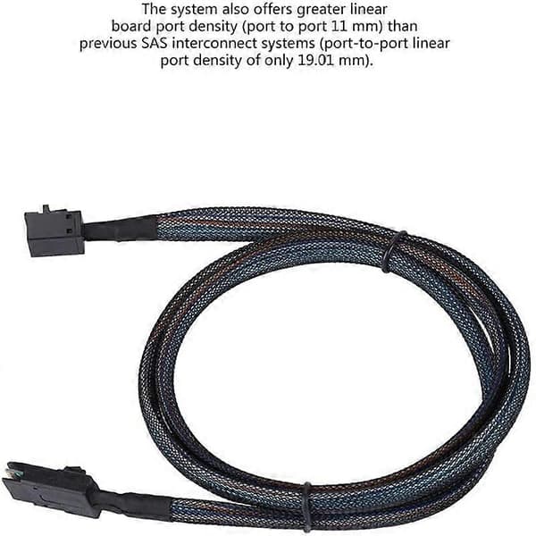 Intern Mini SAS 4I SFF-8087 till Mini SAS High Density HD SFF-8643
