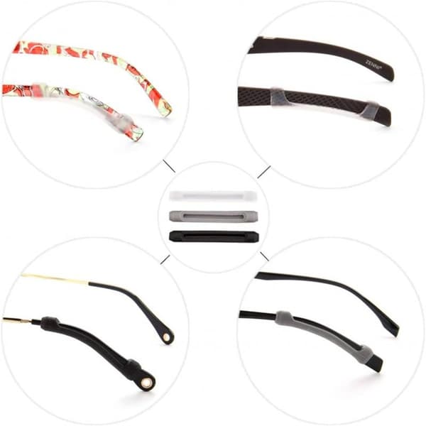 10 KPL Liukuesteet Laseille Transparent