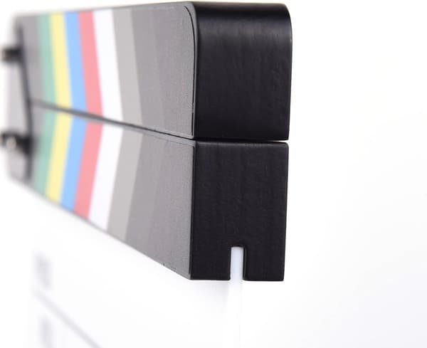 Regissör Akryl Plast Clapper Board 10x12 Tum