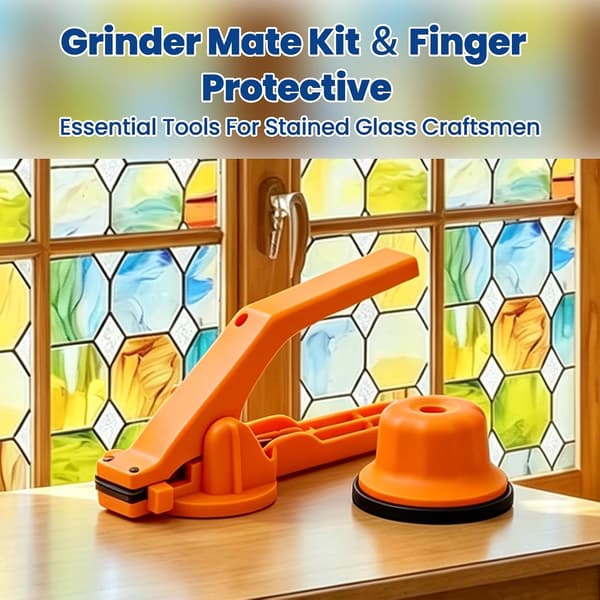 Grinder Mate Kit for glassmaleri DIY-entusiaster
