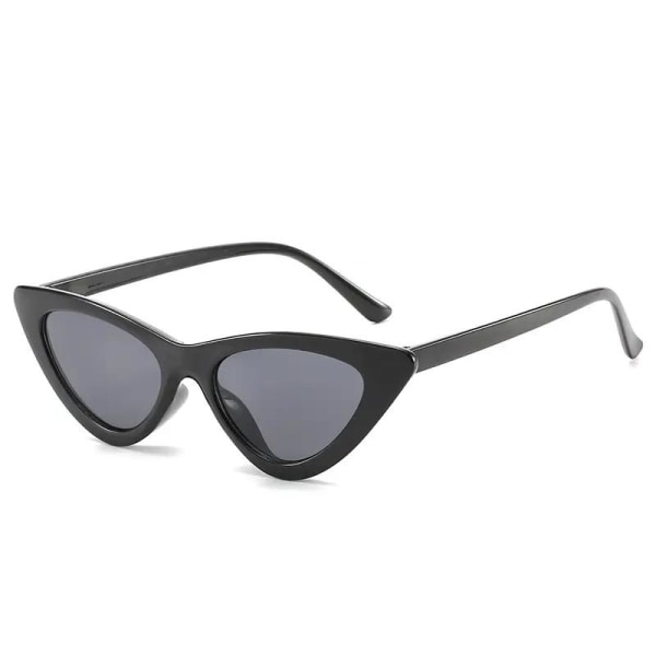 a cat-eye solglasögon vintage retro standard prisvärd black one size
