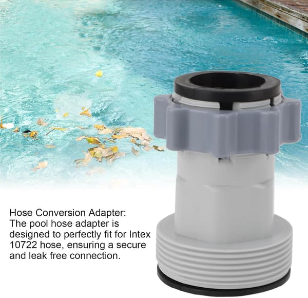 Poolslangeadapter, Poolafløbsadapter, Slangekonverteringsadapter til Intex 10722 Poolslangeadapter Reservedele
